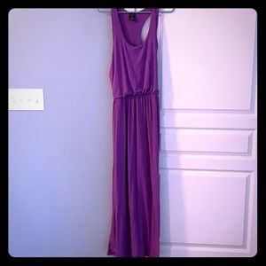 Clinch waist tank Maxi dress